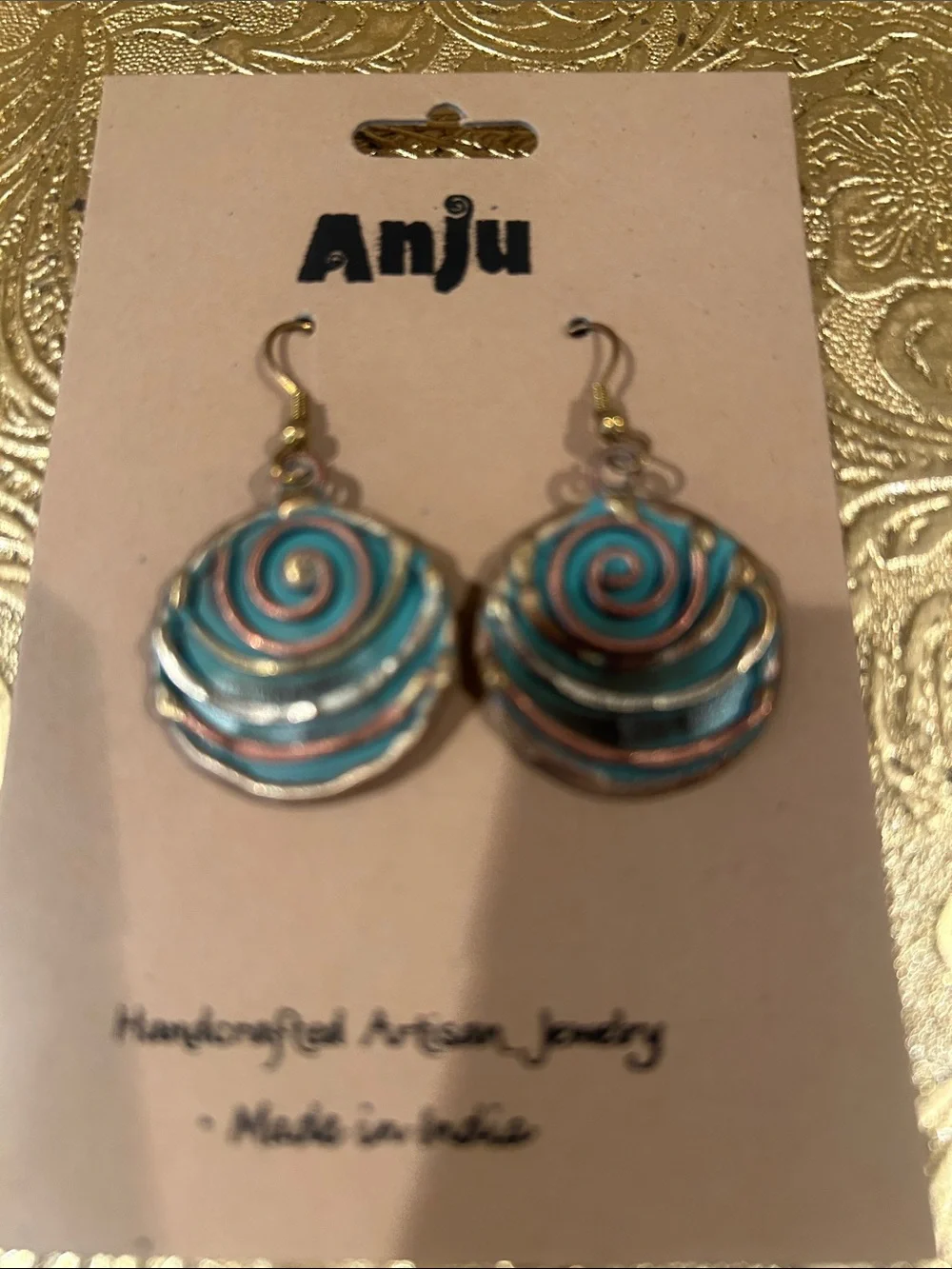 NWT Anju Handcrafted Artisan Earrings